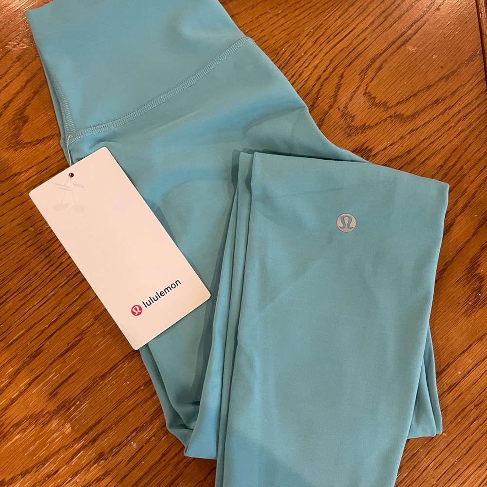 Lululemon Aqua High-Rise Leggings